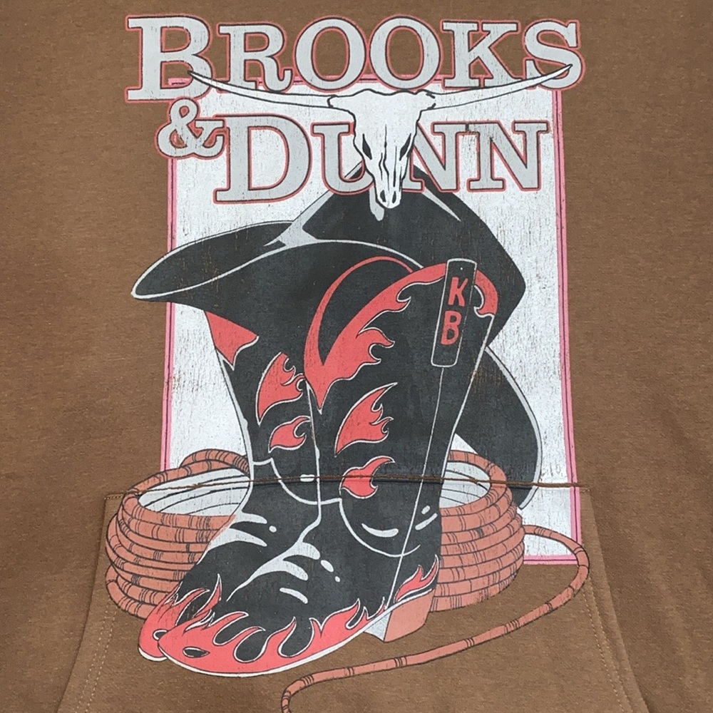 Brooks & Dunn Graphic Hoodie - Size Large - NWT - Picture 2 of 3